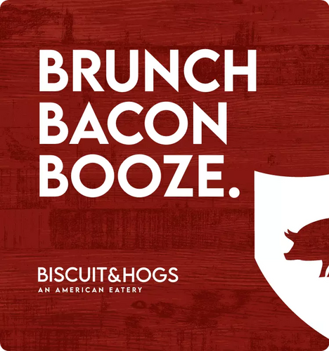 Brunch, bacon and booze.